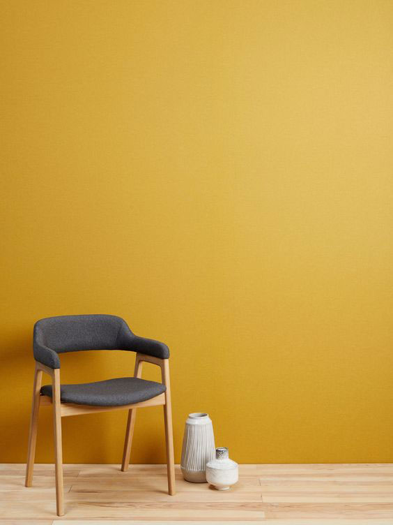 Yellow in decor