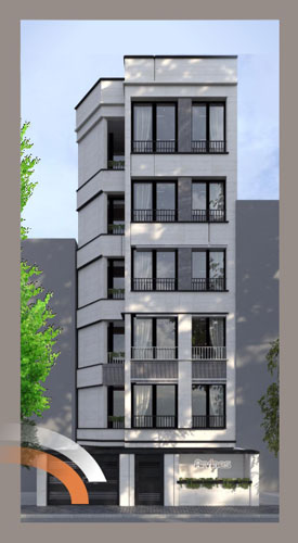 طراحی نمای ساختمان در کرج Nama Sadaf 9 - طراحی نمای ساختمان در کرج