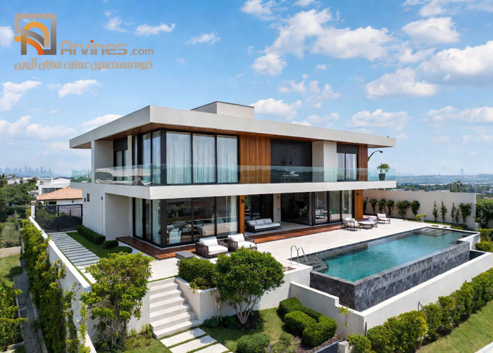 1111عه - طراحی ویلا در شیراز